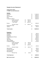 Sample Profit And Loss Statement For Trucking Company