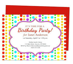 Party Invitation Template Word For Simple Invitations Of
