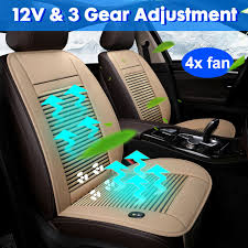 4 Fan Cooling Car Seat Cushion Cover