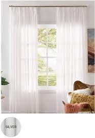 off montego pencil pleat sheer curtains
