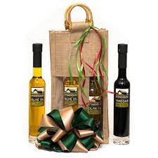 stonehouse olive oil vinegar gift bag