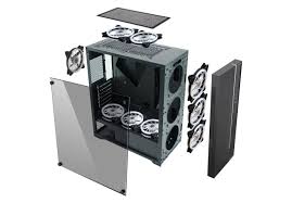 Budget cases have come a long way and now there are. Neweggbusiness Diypc Diy D2 Rgb W White Steel Tempered Glass Atx Mid Tower Computer Case