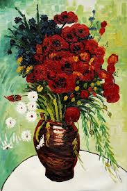 424, includes it in a list of works whose authenticity, in his opinion, has to be examined. Flower Oil Painting Still Life Art Vase With Daisies And Poppies Vincent Van Gogh Painting On Canvas Handmade For Dinning Room Oil Painting Paintings On Canvasflower Oil Painting Aliexpress