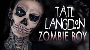 tate langdon ahs zombie boy makeup