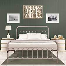 ambee21 vintage queen metal bed frame