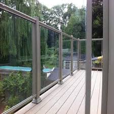 glass railings free standing glass