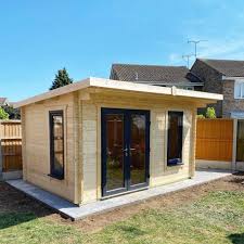 44mm Pent Log Cabin By Power