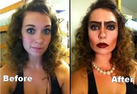 frank n furter makeup a face painting