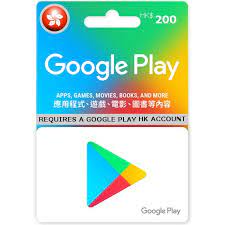 Cannot be combined with any other offers. Google Play Hkd 200 Gift Card Hong Kong Account Digital