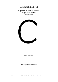 Alphabet Letter Chart C Alphabet Chart Net