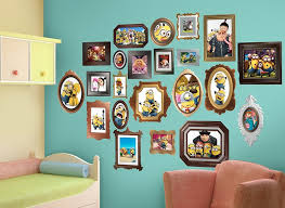 minions gru family frame wall decals