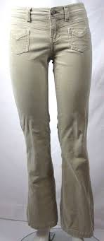 Union Bay Womens Khaki Corduroy Pants Size 5 Stretch Low
