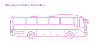 Coach Buses Dimensions Drawings Dimensions Guide