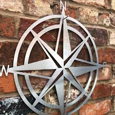 steel metal compass decoration garden
