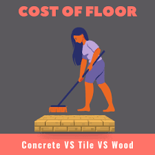 concrete floor polished cost vs tiles