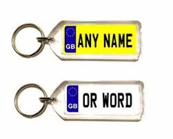 When you design your custom number plate design, you need to choose the maker of the number plate designs. Personalised Number Plate Keyring For Sale Ebay