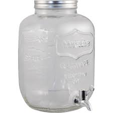 Glass Beverage Dispenser With Spigot