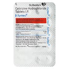 zyrtec 10mg tablet 10 s at