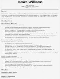 Curriculum Vitae Sample Doctors New Resume Examples For Medical