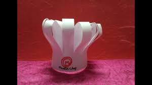 How To Make Masterchef Cap Diy Cooking Cap From Paper Creative Dolphin