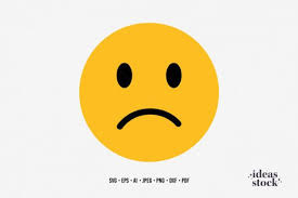 sad emoji emoji face vector clipart