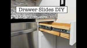 how to install soft close drawer slides