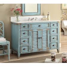 Browse our bathroom furniture selections and save today. Chans Furniture Cf 28885bu Abbeville 46 Inch Distressed Blue Bathroom Sink Vanity