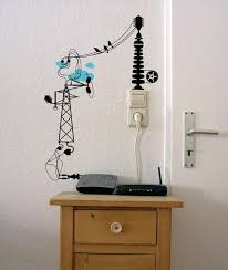 Wire Cables And Cords Into Wall Art
