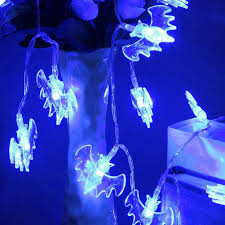 20 Led String Lights Blue Fairy Bat Led Lanterns Lamp For