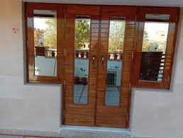 Wooden Modern Door With Window For