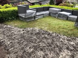 Example Of Patio Furniture On Grass