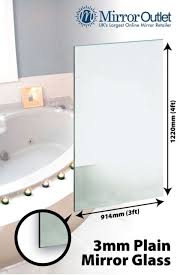 large bathroom or bedroom mirror glass