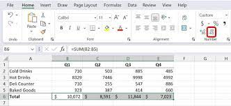 accounting number format in excel