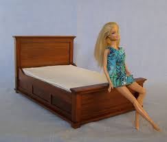 1 6 Scale Double Bed For 12 Inch Doll