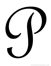 Printable Letter P In Cursive Writing Cursive Letters