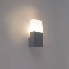 modern exterior wall lamp dark gray