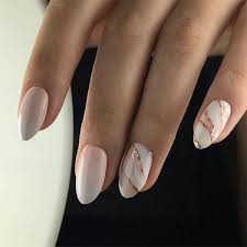Need some diy marble nail ideas? 10 Almond Marble Nails Ideas Ostty