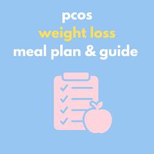 pcos weight loss meal plan guide bloss