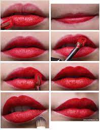 red lip makeup