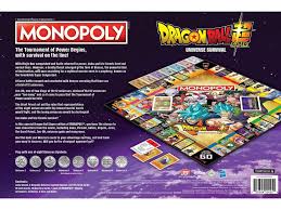 Dragon ball super, season 1. Monopoly Dragon Ball Super