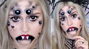 creepy spider halloween makeup