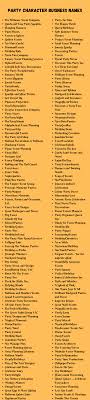 400 party character business names ideas