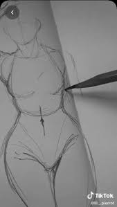 Pin by '0183_9203' on '.drawing.' | Art sketches doodles, Body drawing  tutorial, Art drawings simple