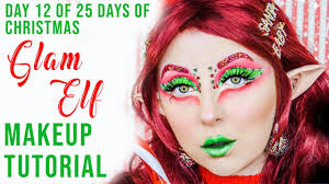 glam christmas elf makeup tutorial