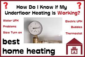 how do i know if my underfloor heating