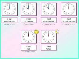the time in french part 1 you