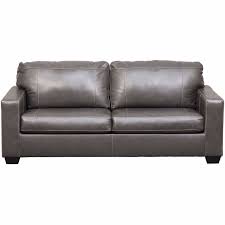 morelos gray italian leather sofa 0p0