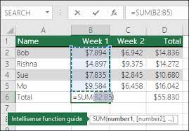 use excel as your calculator