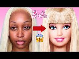 barbie makeup transformation barbie