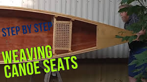 how to weave canoe seats you
